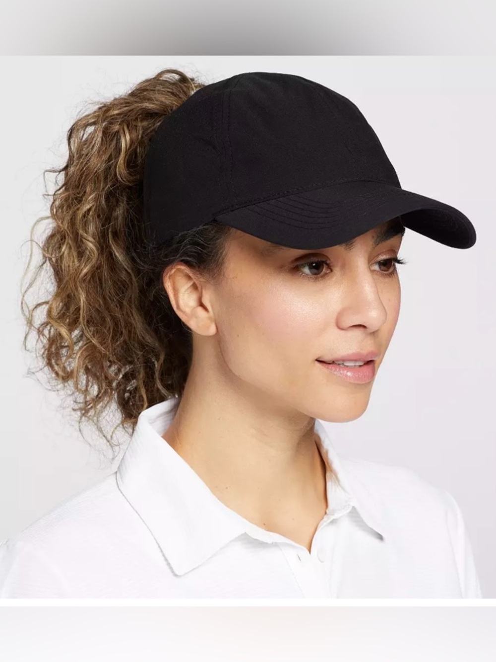 CALIA Women's Golf Perforated Ponytail Hat